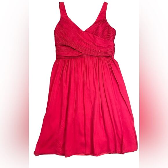 J. Crew Heidi Raspberry Cocktail Dress - 14 Tall - Picture 15 of 15